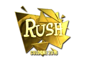 Sticker | RUSH (Gold) | Cologne 2016 image