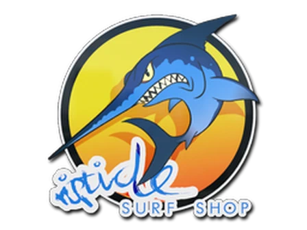 Sticker | Ocean Sunset Stabbyfish image