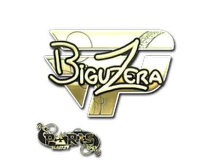 Sticker | biguzera (Gold) | Paris 2023 image