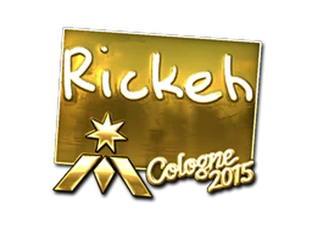 Sticker | Rickeh (Gold) | Cologne 2015 image