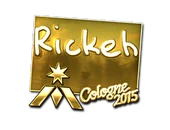 Sticker | Rickeh (Gold) | Cologne 2015 image