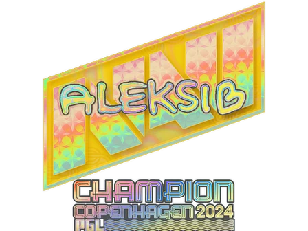 Sticker | Aleksib (Holo, Champion) | Copenhagen 2024 image