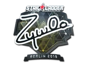 Sticker | ZywOo (Foil) | Berlin 2019 image
