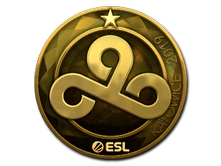 Sticker | Cloud9 (Gold) | Katowice 2019 image