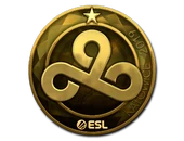 Sticker | Cloud9 (Gold) | Katowice 2019 image