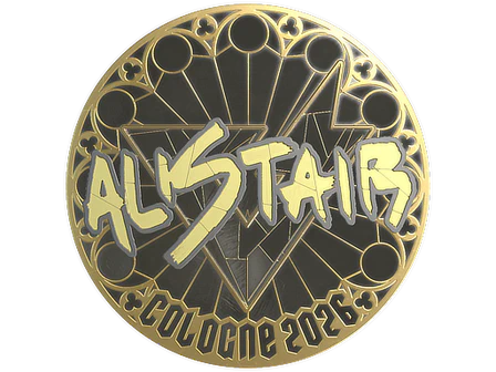 Sticker | aliStair (Gold) | Cologne 2026 image