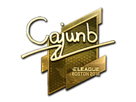 Sticker | cajunb (Gold) | Boston 2018 image