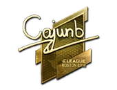 Sticker | cajunb (Gold) | Boston 2018 image