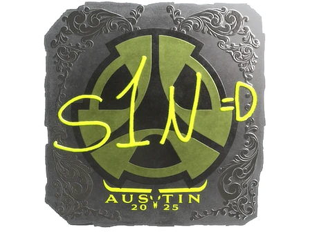 Sticker | s1n (Foil) | Austin 2025 image