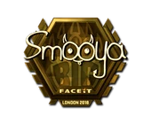 Sticker | smooya (Gold) | London 2018 image