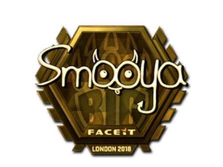 Sticker | smooya (Gold) | London 2018 image