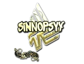 Sticker | sinnopsyy (Gold) | Paris 2023 image