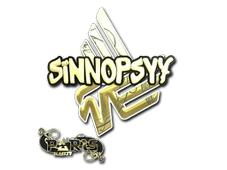 Sticker | sinnopsyy (Gold) | Paris 2023 image