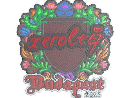 Sticker | xerolte (Embroidered) | Budapest 2025 image