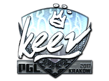 Sticker | keev (Foil) | Krakow 2017 image