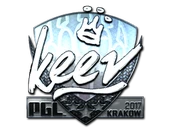 Sticker | keev (Foil) | Krakow 2017 image