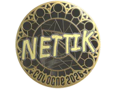 Sticker | nettik (Gold) | Cologne 2026 image