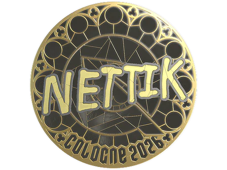 Sticker | nettik (Gold) | Cologne 2026 image