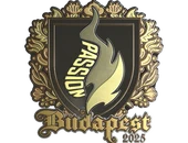Sticker | Passion UA (Gold) | Budapest 2025 image