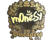 Sticker | m0NESY (Gold) | Budapest 2025 image