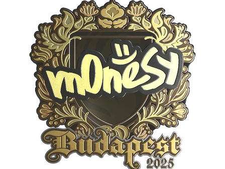 Sticker | m0NESY (Gold) | Budapest 2025 image