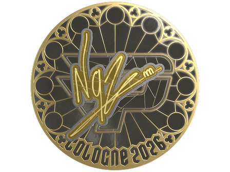 Sticker | NQZ (Gold) | Cologne 2026 image