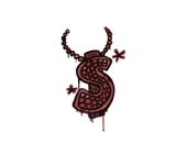 Sealed Graffiti | Bling (Blood Red) image