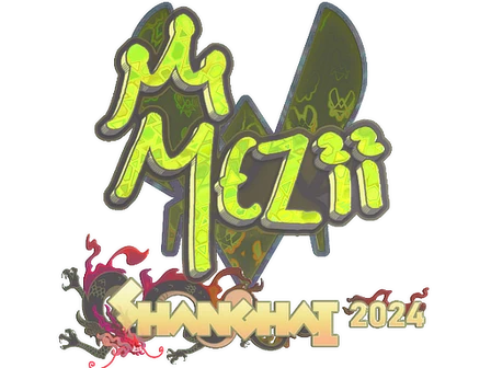 Sticker | mezii (Holo) | Shanghai 2024 image