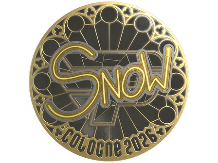 Sticker | snow (Gold) | Cologne 2026 image