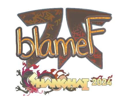 Sticker | blameF (Holo) | Shanghai 2024 image