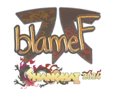 Sticker | blameF (Holo) | Shanghai 2024 image