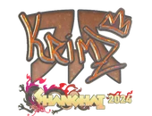 Sticker | KRIMZ (Glitter) | Shanghai 2024 image