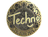Sticker | Techno4K (Gold) | Cologne 2026 image