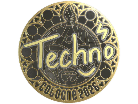 Sticker | Techno4K (Gold) | Cologne 2026 image