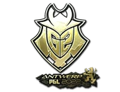 Sticker | G2 Esports (Gold) | Antwerp 2022 image