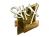 Sticker | shox (Gold) | Boston 2018 image