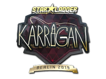 Sticker | karrigan (Gold) | Berlin 2019 image