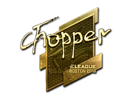 Sticker | chopper (Gold) | Boston 2018 image
