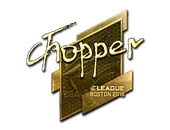 Sticker | chopper (Gold) | Boston 2018 image