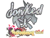 Sticker | donk (Glitter) | Shanghai 2024 image