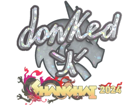 Sticker | donk (Glitter) | Shanghai 2024 image