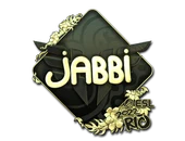 Sticker | jabbi (Gold) | Rio 2022 image