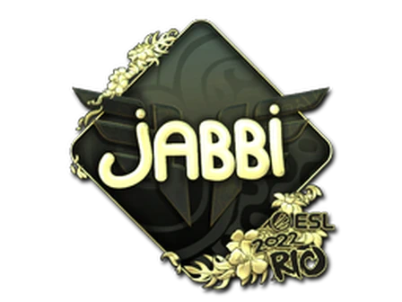 Sticker | jabbi (Gold) | Rio 2022 image