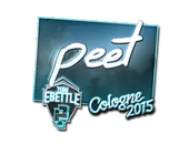 Sticker | peet (Foil) | Cologne 2015 image