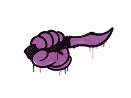 Sealed Graffiti | Backstab (Bazooka Pink) image