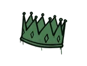 Sealed Graffiti | King Me (Jungle Green) image