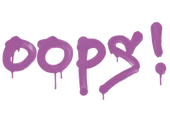 Sealed Graffiti | Oops (Bazooka Pink) image