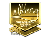 Sticker | n0thing (Gold) | Cluj-Napoca 2015 image