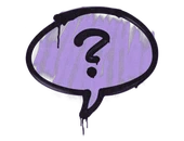 Sealed Graffiti | Question Mark (Violent Violet) image