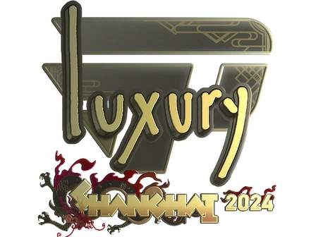 Sticker | lux (Gold) | Shanghai 2024 image